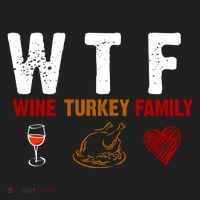 WTF Wine Turkey Family Thanksgiving Dinner Hat thumb 2