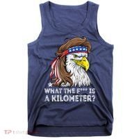 WTF What The Fuck Is A Kilometer George Washington Eagle Mullet Tank Top thumb 0