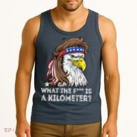 WTF What The Fuck Is A Kilometer George Washington Eagle Mullet Tank Top thumb 3