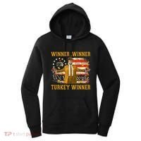 Winner Winner Turkey Dinner Humor Funny Trump Thanksgiving Gift Women's Hoodie thumb 0