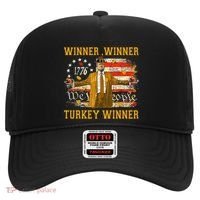 Winner Winner Turkey Dinner Humor Funny Trump Thanksgiving Gift Hat thumb 0