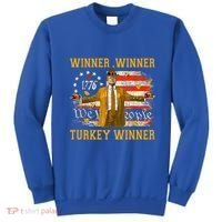 Winner Winner Turkey Dinner Humor Funny Trump Thanksgiving Gift Sweatshirt thumb 0