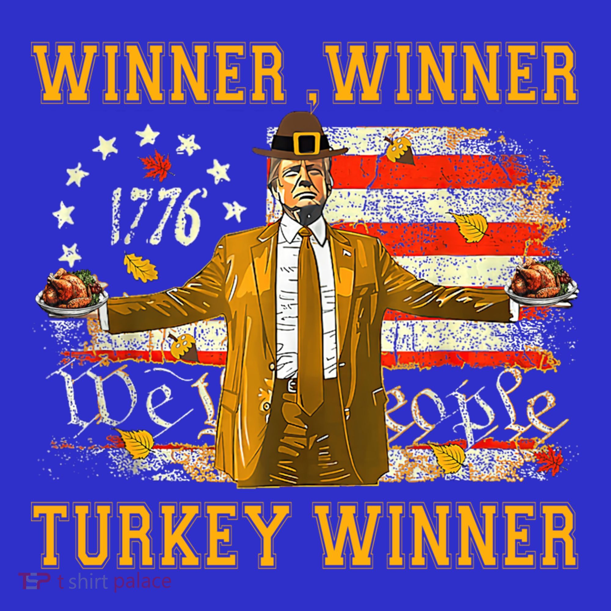 Winner Winner Turkey Dinner Humor Funny Trump Thanksgiving Gift Sweatshirt