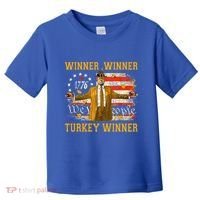 Winner Winner Turkey Dinner Humor Funny Trump Thanksgiving Gift Toddler T-Shirt thumb 0