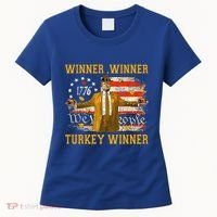 Winner Winner Turkey Dinner Humor Funny Trump Thanksgiving Gift Women's T-Shirt thumb 0