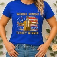 Winner Winner Turkey Dinner Humor Funny Trump Thanksgiving Gift Women's T-Shirt thumb 2