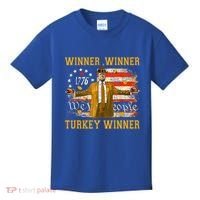 Winner Winner Turkey Dinner Humor Funny Trump Thanksgiving Gift Kids T-Shirt thumb 0