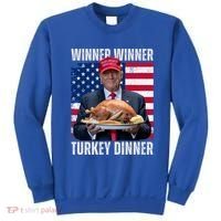 Winner Winner Turkey Dinner Humor Funny Trump Thanksgiving Meaningful Gift Sweatshirt thumb 0