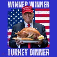 Winner Winner Turkey Dinner Humor Funny Trump Thanksgiving Meaningful Gift Tank Top thumb 6