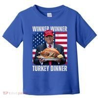 Winner Winner Turkey Dinner Humor Funny Trump Thanksgiving Meaningful Gift Toddler T-Shirt thumb 0