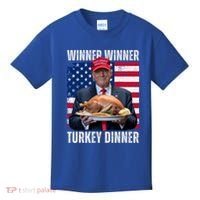 Winner Winner Turkey Dinner Humor Funny Trump Thanksgiving Meaningful Gift Kids T-Shirt thumb 0