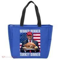 Winner Winner Turkey Dinner Humor Funny Trump Thanksgiving Meaningful Gift Tote Bag thumb 0