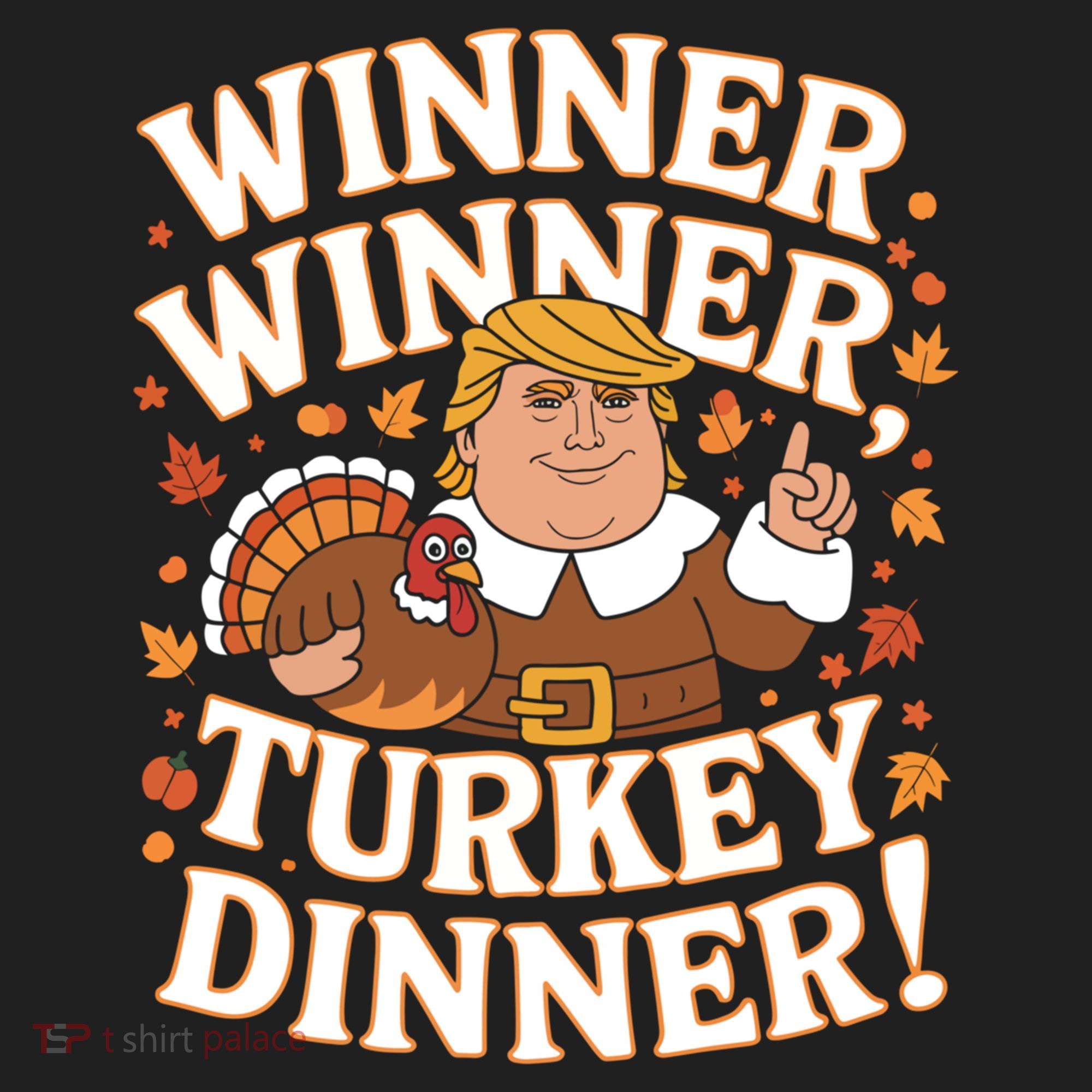 Winner Winner Turkey Dinner Funny Trump Thanksgiving Turkey Gift Beanie