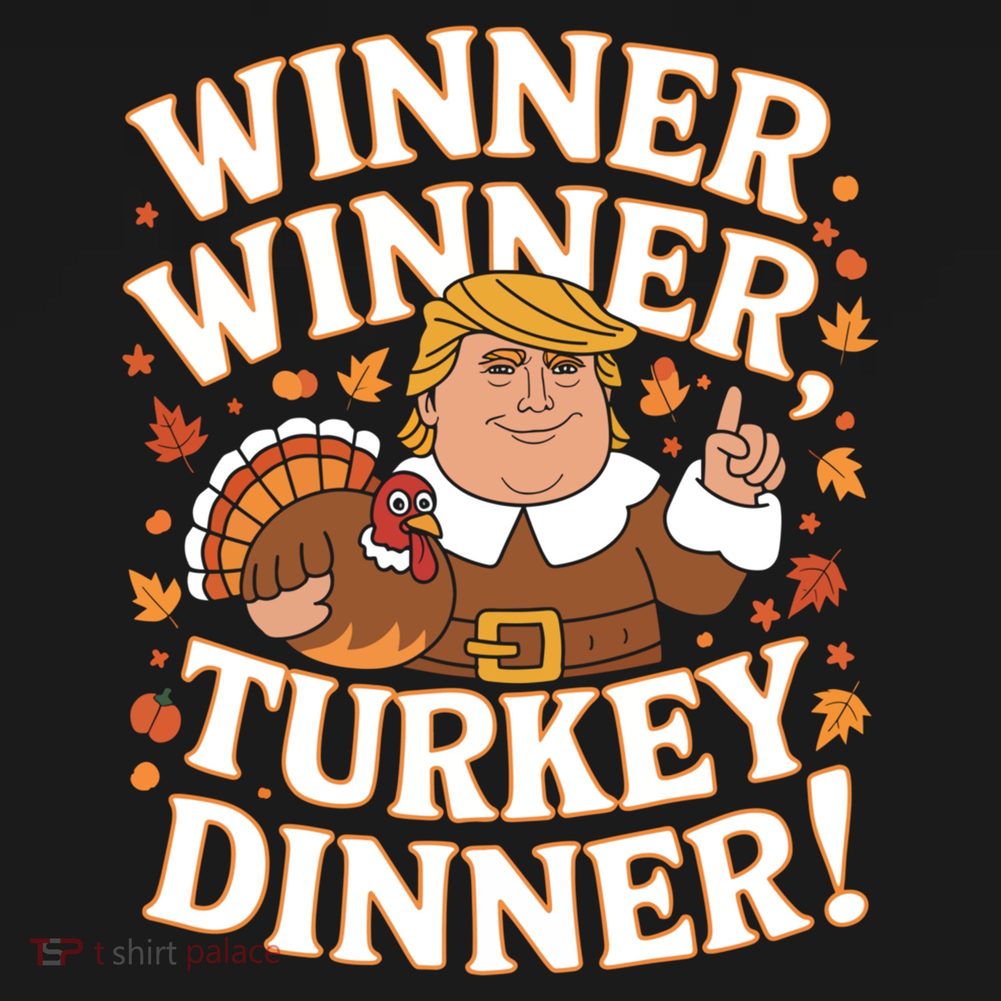 Winner Winner Turkey Dinner Funny Trump Thanksgiving Turkey Gift Women's Hoodie