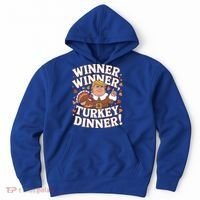 Winner Winner Turkey Dinner Funny Trump Thanksgiving Turkey Gift Hoodie thumb 0