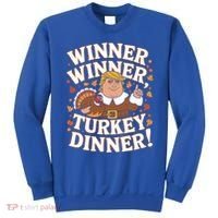 Winner Winner Turkey Dinner Funny Trump Thanksgiving Turkey Gift Sweatshirt thumb 0