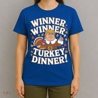 Winner Winner Turkey Dinner Funny Trump Thanksgiving Turkey Gift T-Shirt thumb 4