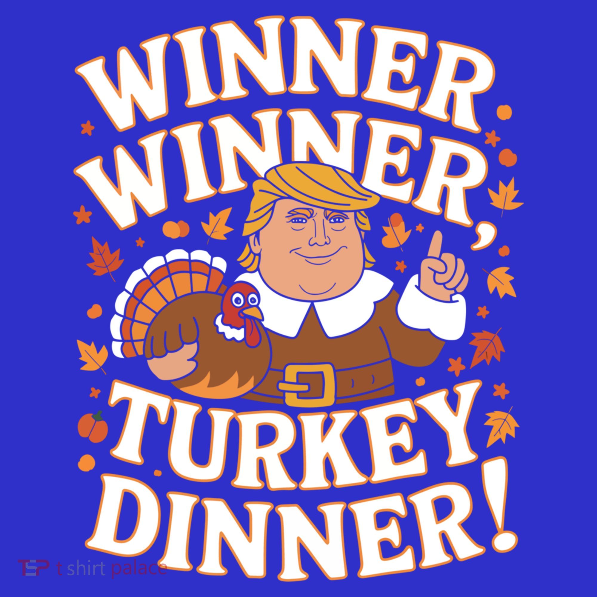 Winner Winner Turkey Dinner Funny Trump Thanksgiving Turkey Gift Visor