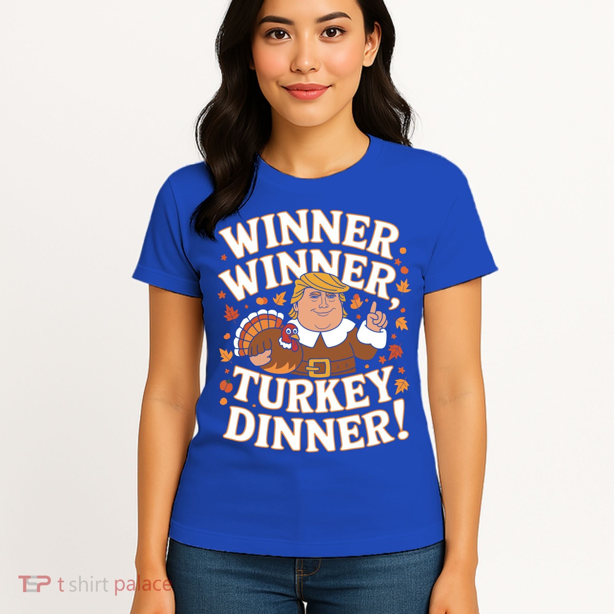Winner Winner Turkey Dinner Funny Trump Thanksgiving Turkey Gift Women's T-Shirt