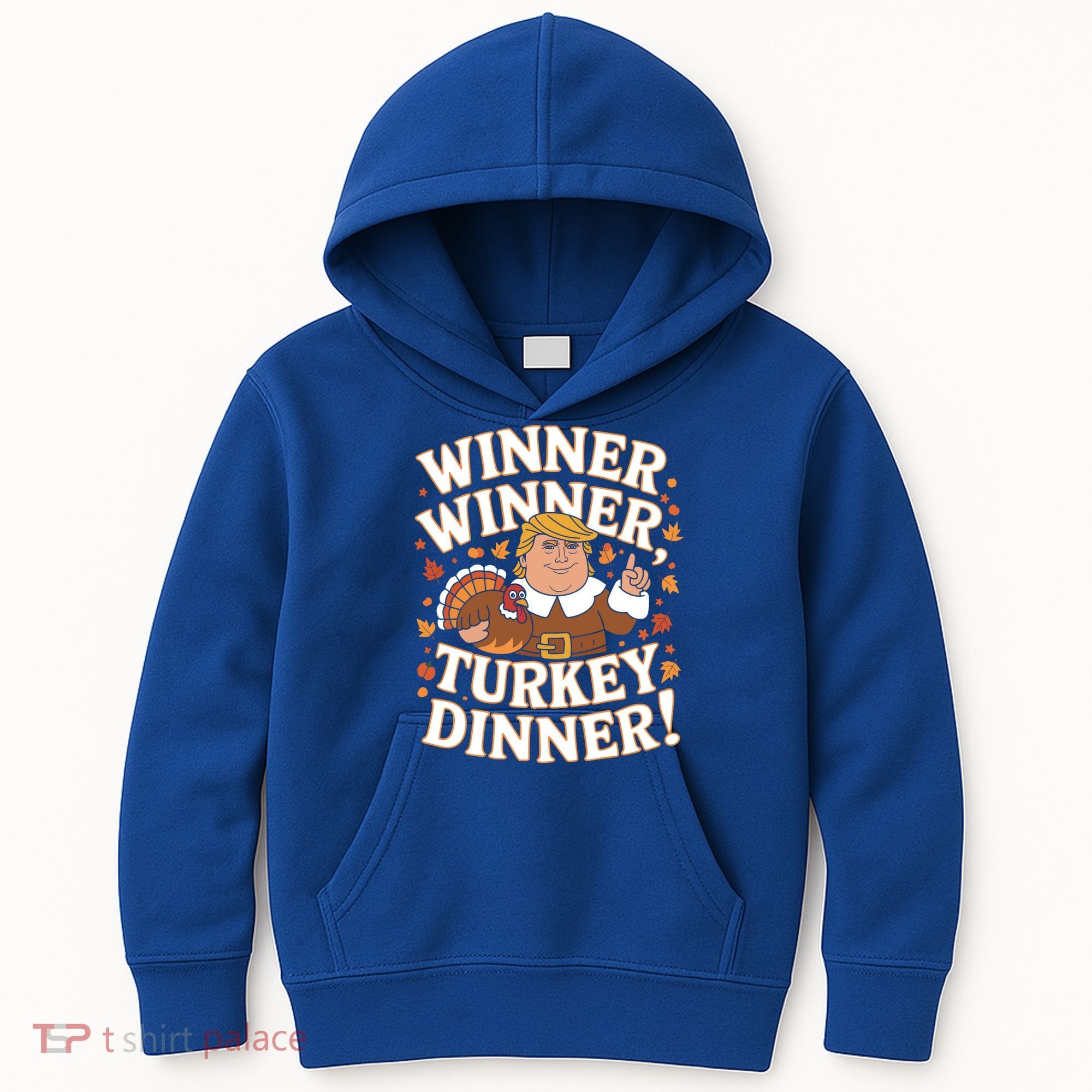 Winner Winner Turkey Dinner Funny Trump Thanksgiving Turkey Gift Kids Hoodie