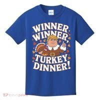 Winner Winner Turkey Dinner Funny Trump Thanksgiving Turkey Gift Kids T-Shirt thumb 0