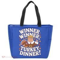 Winner Winner Turkey Dinner Funny Trump Thanksgiving Turkey Gift Tote Bag thumb 0