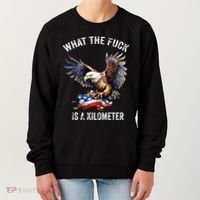 Wtf What The Fu.K Is A Kilometer George Washington Women's Sweatshirt thumb 0