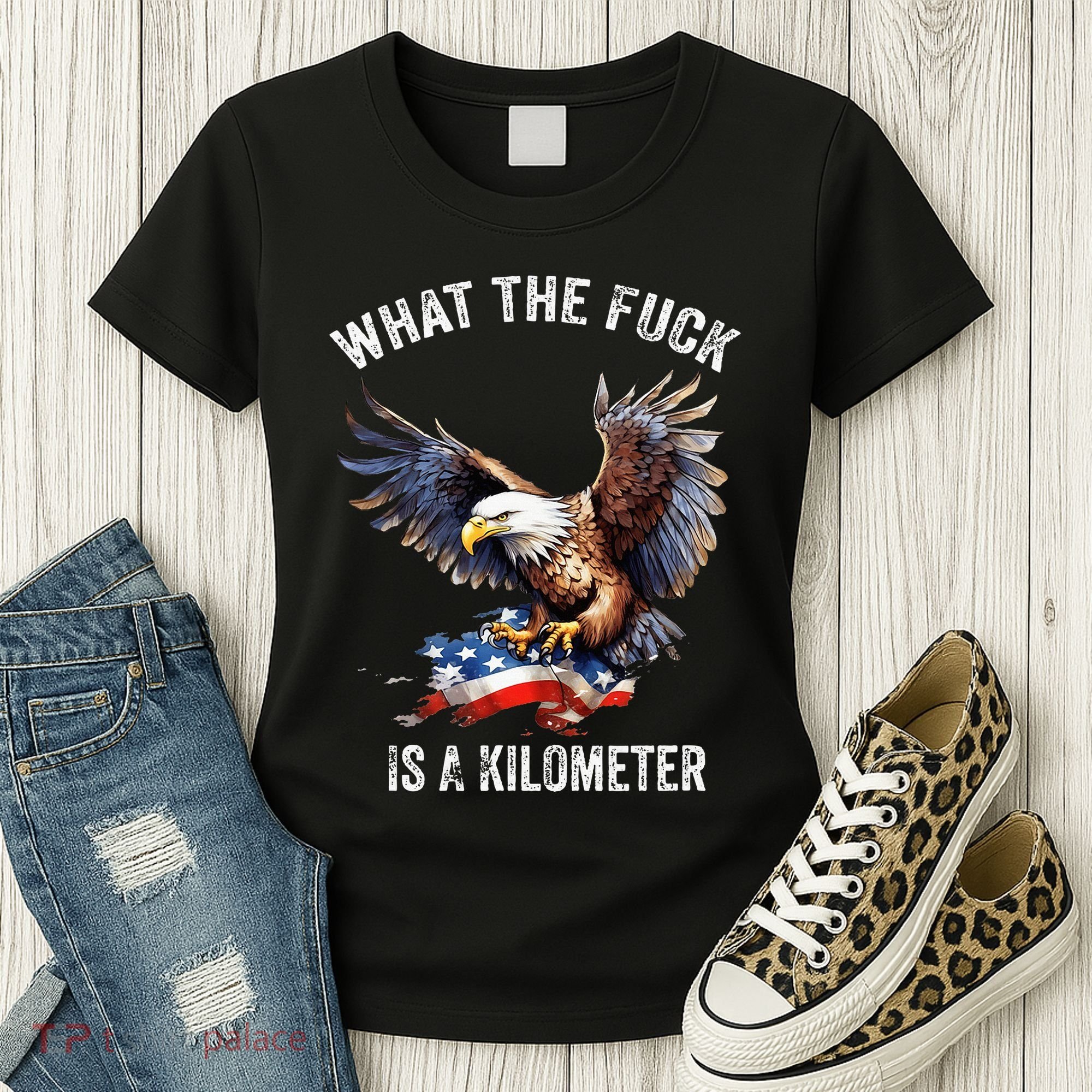 Wtf What The Fu.K Is A Kilometer George Washington Women's T-Shirt