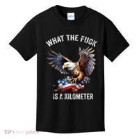 Wtf What The Fu.K Is A Kilometer George Washington Kids T-Shirt thumb 0