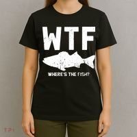 Wtf Wheres The Fish Funny Fishing T-Shirt thumb 4