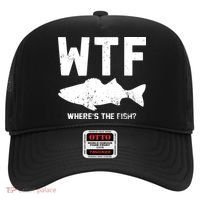 Wtf Wheres The Fish Funny Fishing Hat thumb 0