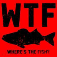 Wtf Wheres The Fish Funny Fishing Santa Hat thumb 1