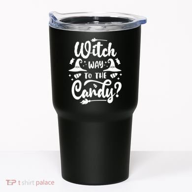 Witch Way To The Candy Cute Halloween Tumbler
