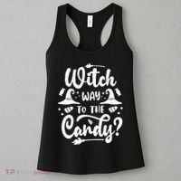 Witch Way To The Candy Cute Halloween Women's Tank Top thumb 3