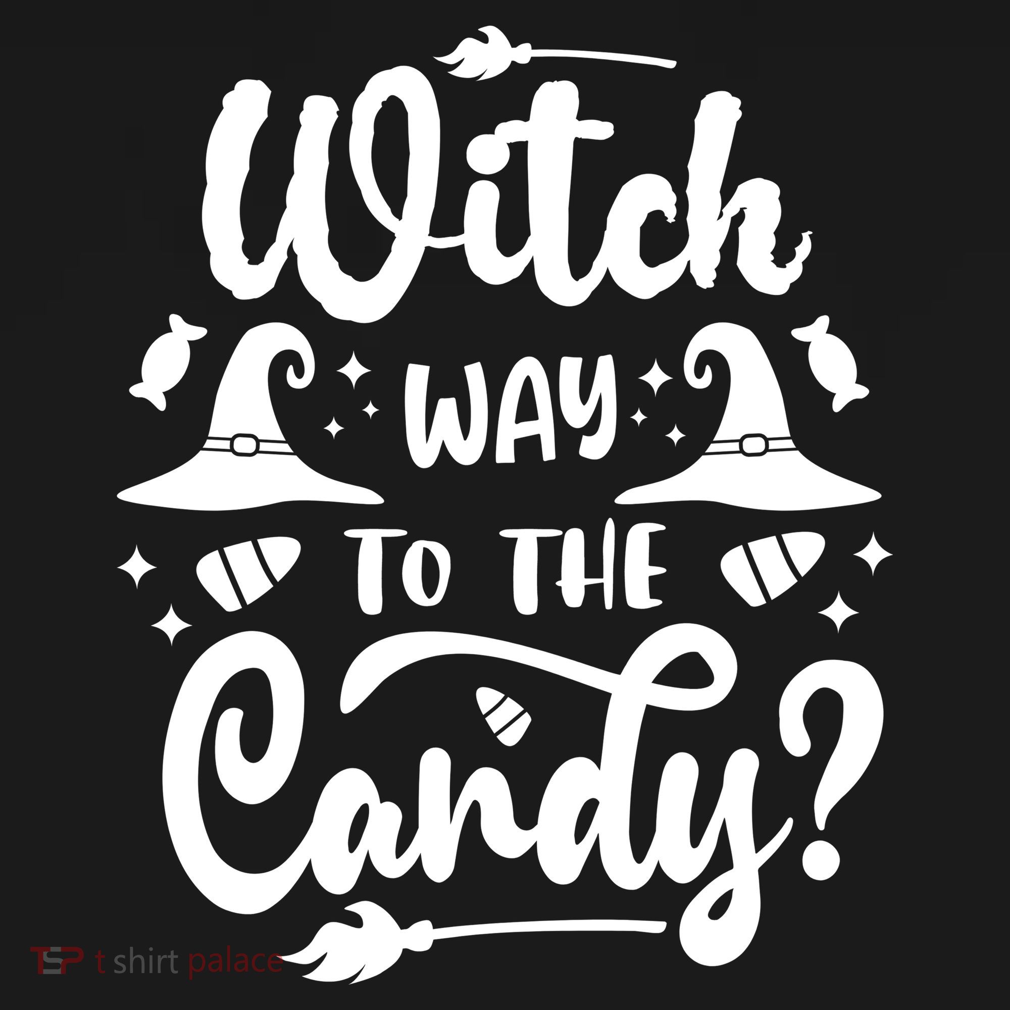 Witch Way To The Candy Cute Halloween Women's Tank Top