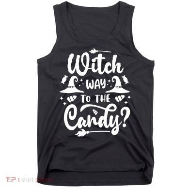 Witch Way To The Candy Cute Halloween Tank Top