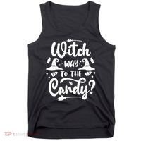 Witch Way To The Candy Cute Halloween Tank Top thumb 0