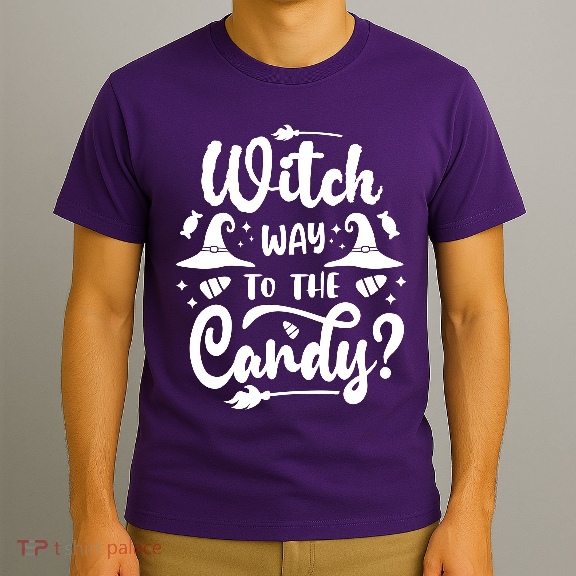 Witch Way To The Candy Cute Halloween T-Shirt