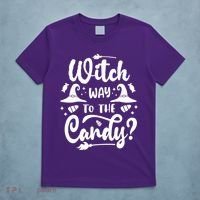 Witch Way To The Candy Cute Halloween T-Shirt thumb 5