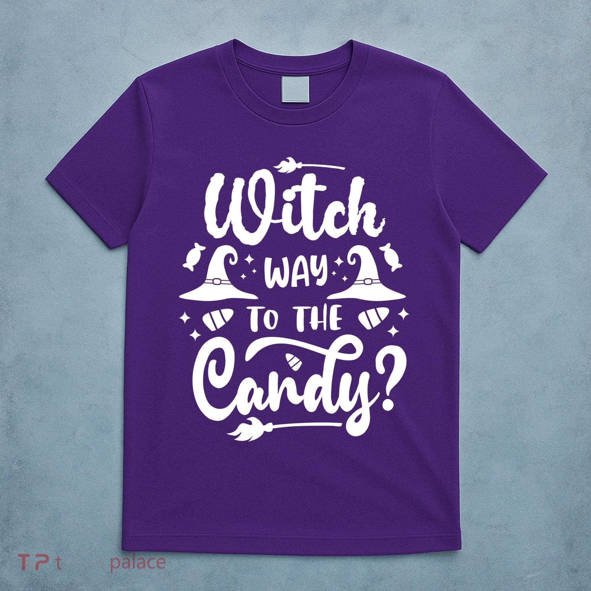 Witch Way To The Candy Cute Halloween T-Shirt