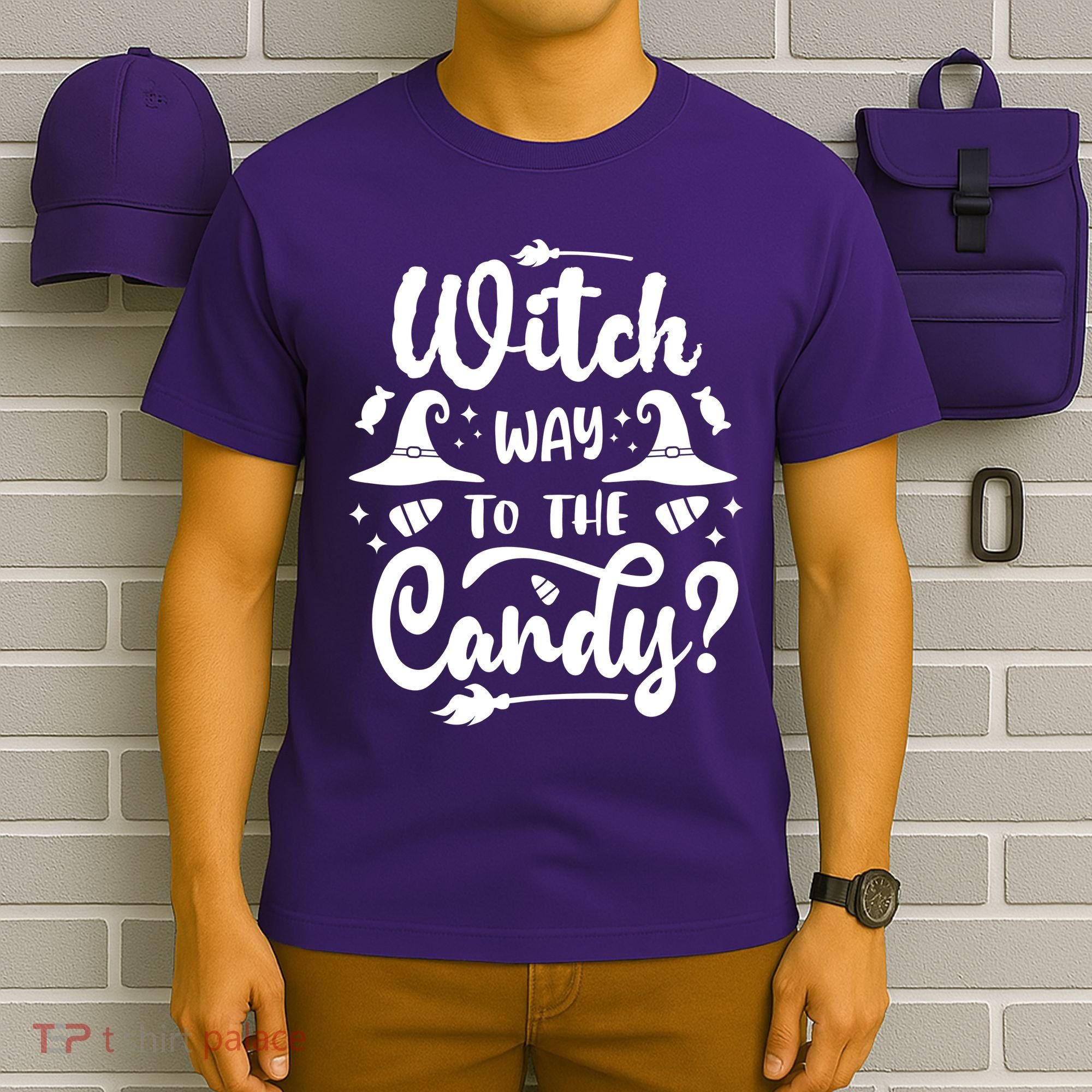 Witch Way To The Candy Cute Halloween T-Shirt