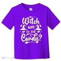 Witch Way To The Candy Cute Halloween Toddler T-Shirt thumb 0