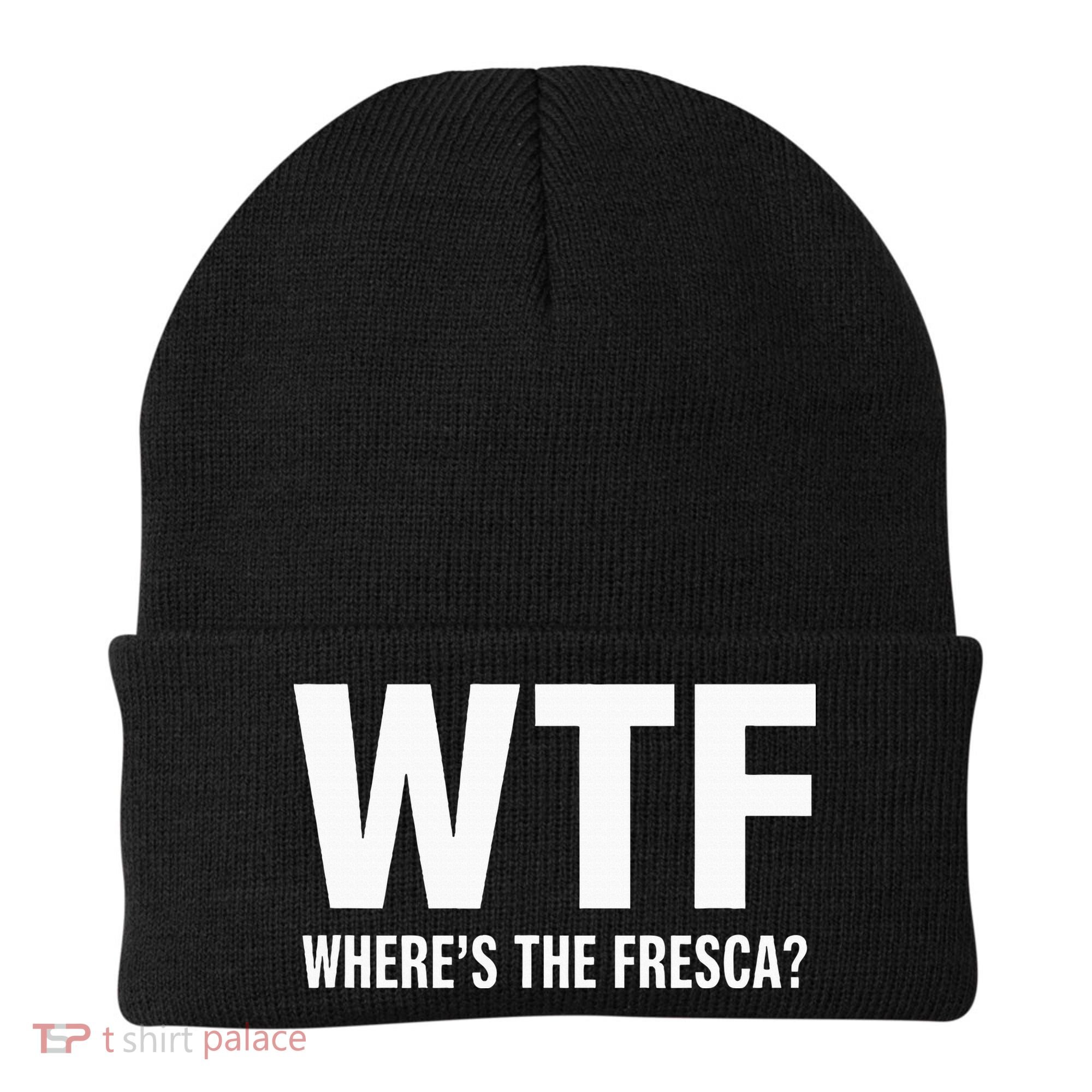 Wtf WhereS The Fresca Funny Beer Drinking Beanie