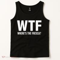 Wtf WhereS The Fresca Funny Beer Drinking Tank Top thumb 2