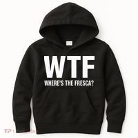 Wtf WhereS The Fresca Funny Beer Drinking Kids Hoodie thumb 0