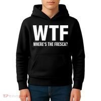 Wtf WhereS The Fresca Funny Beer Drinking Kids Hoodie thumb 4