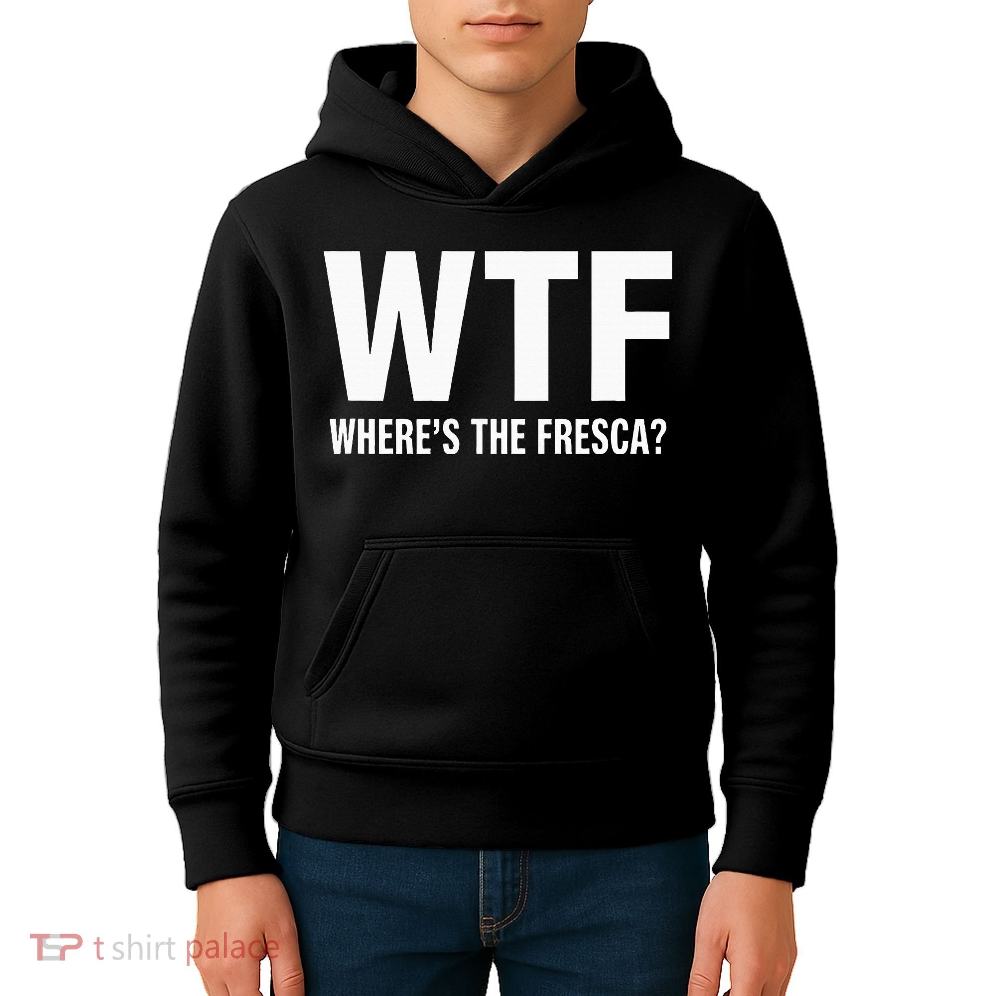 Wtf WhereS The Fresca Funny Beer Drinking Kids Hoodie