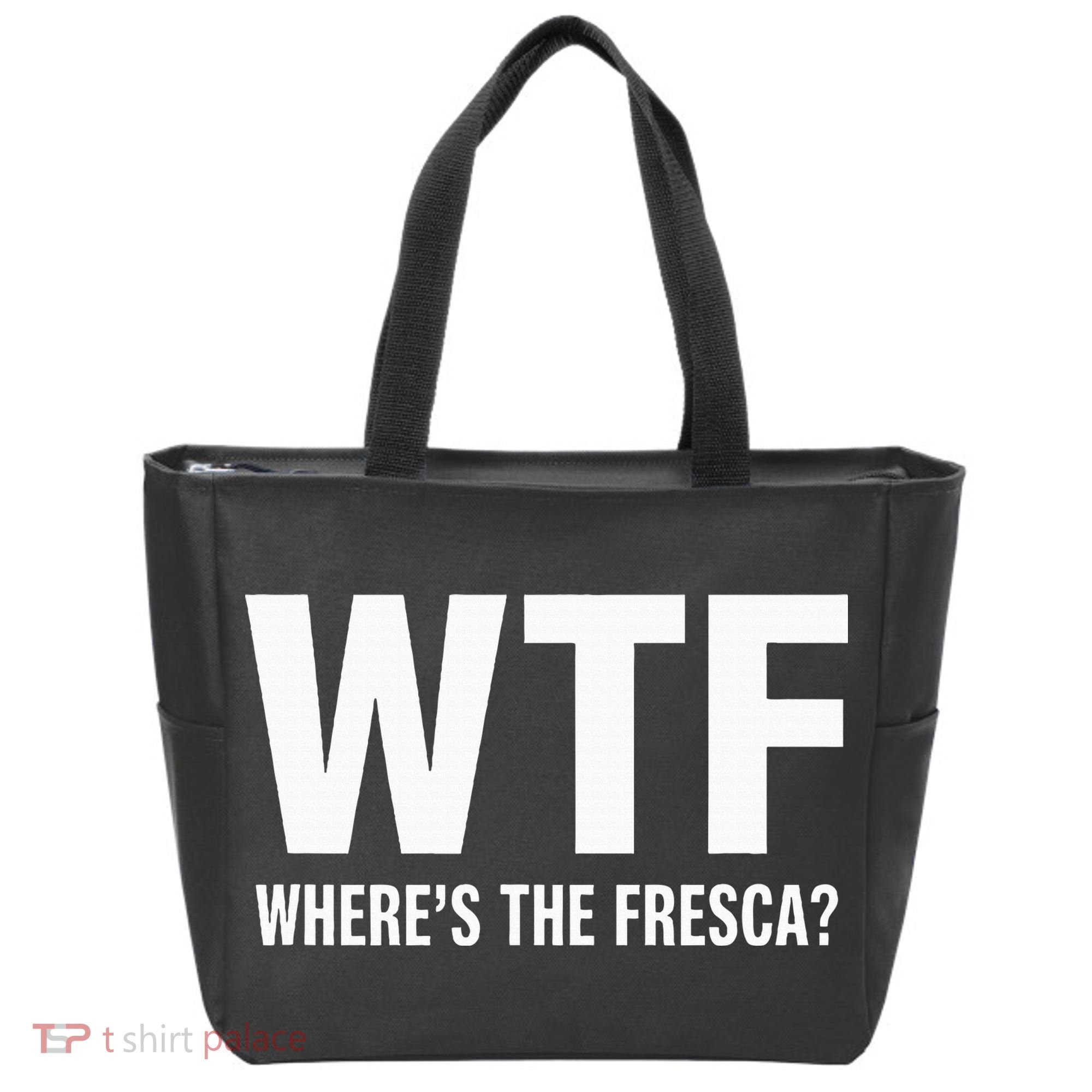 Wtf WhereS The Fresca Funny Beer Drinking Tote Bag