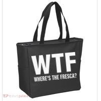 Wtf WhereS The Fresca Funny Beer Drinking Tote Bag thumb 2