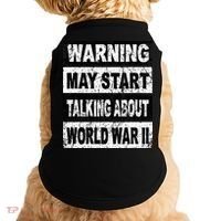 World War Two WW2 Retro History Teacher Doggie Tank thumb 0
